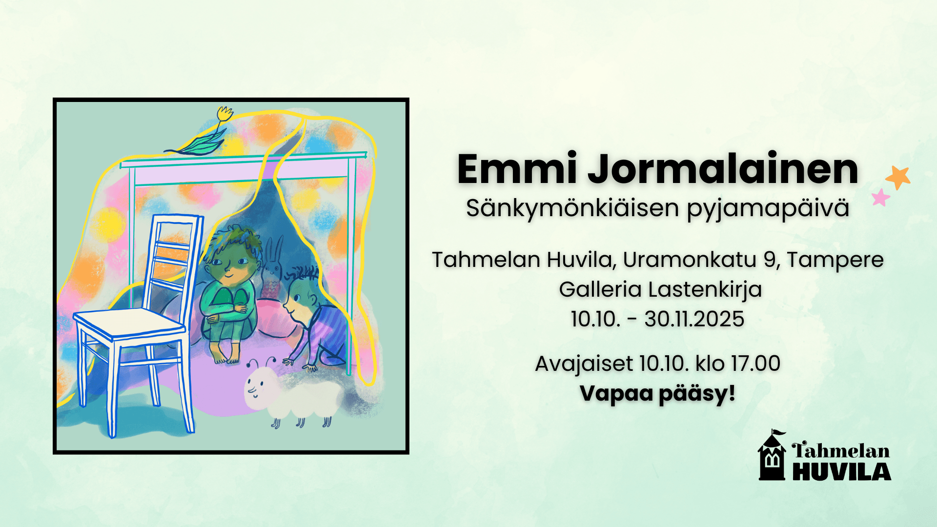 emmi jormalainen event Eivor Ewaldsin näyttelyn mainos